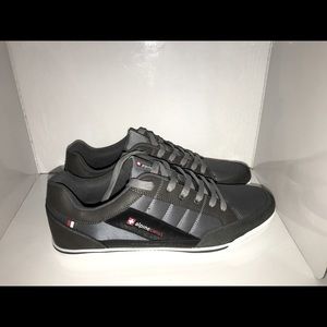 Alpine Swiss Stefan Mens Sneakers Suede Trim Low Top Lace Up Tennis Size 14